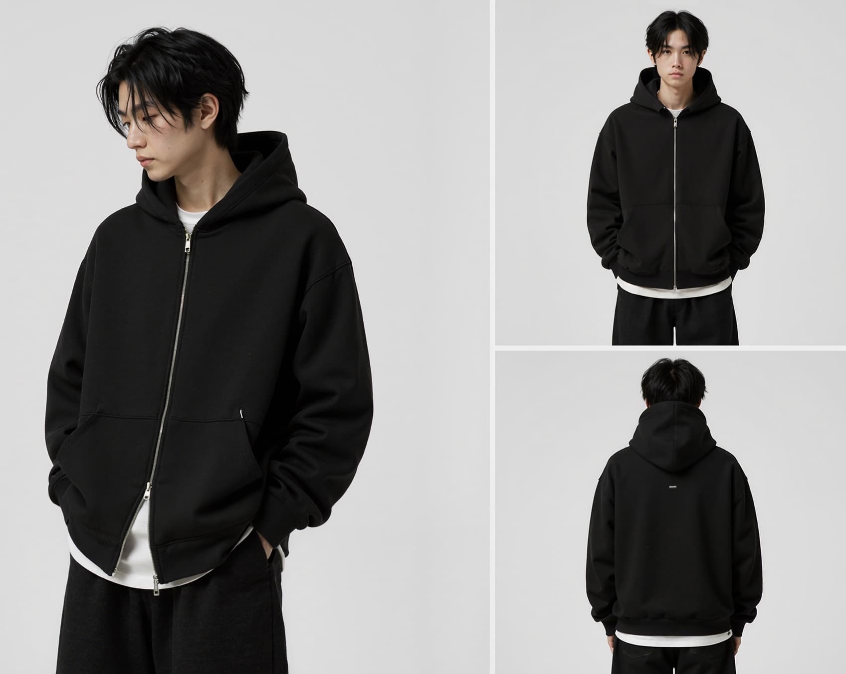 Constructed Zip Hoodie